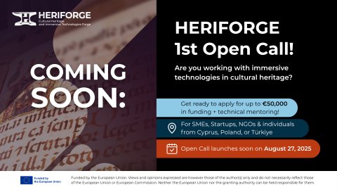 HERIFORGE 1st Open Call is coming soon!