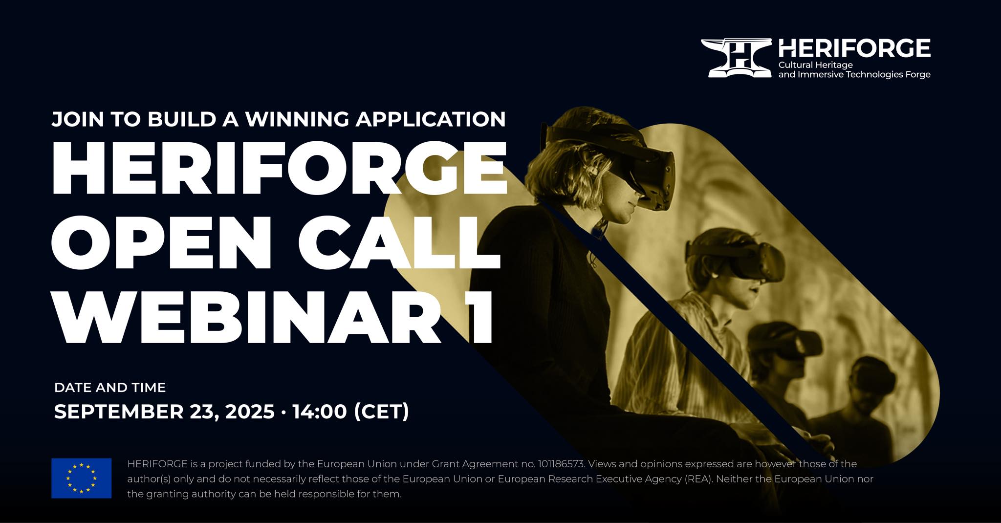 Join the Heriforge Open Call Webinar 1 to learn how to build a winning application!