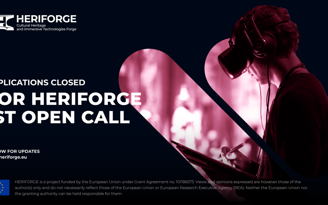 The HERIFORGE 1st Open Call is now closed