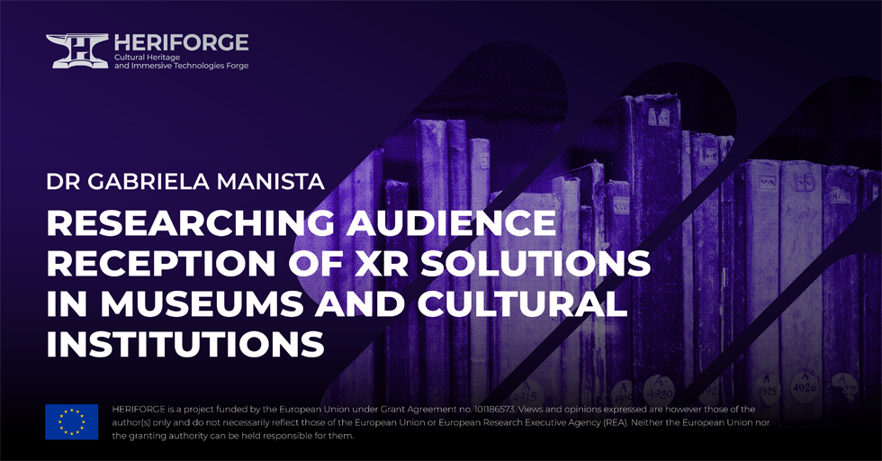 Researching Audience Reception of XR Solutions in Museums and Cultural Institutions – podcast