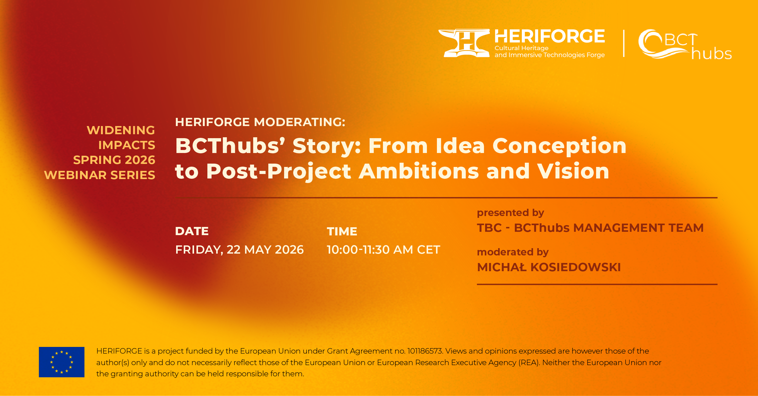 HERIFORGE Moderating: BCThubs’ Story: From Idea Conception to Post-Project Ambitions and Vision