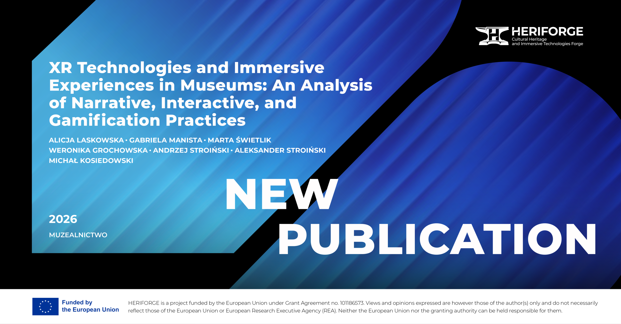 XR Technologies and Immersive Experiences in Museums – research article about Polish JPRP