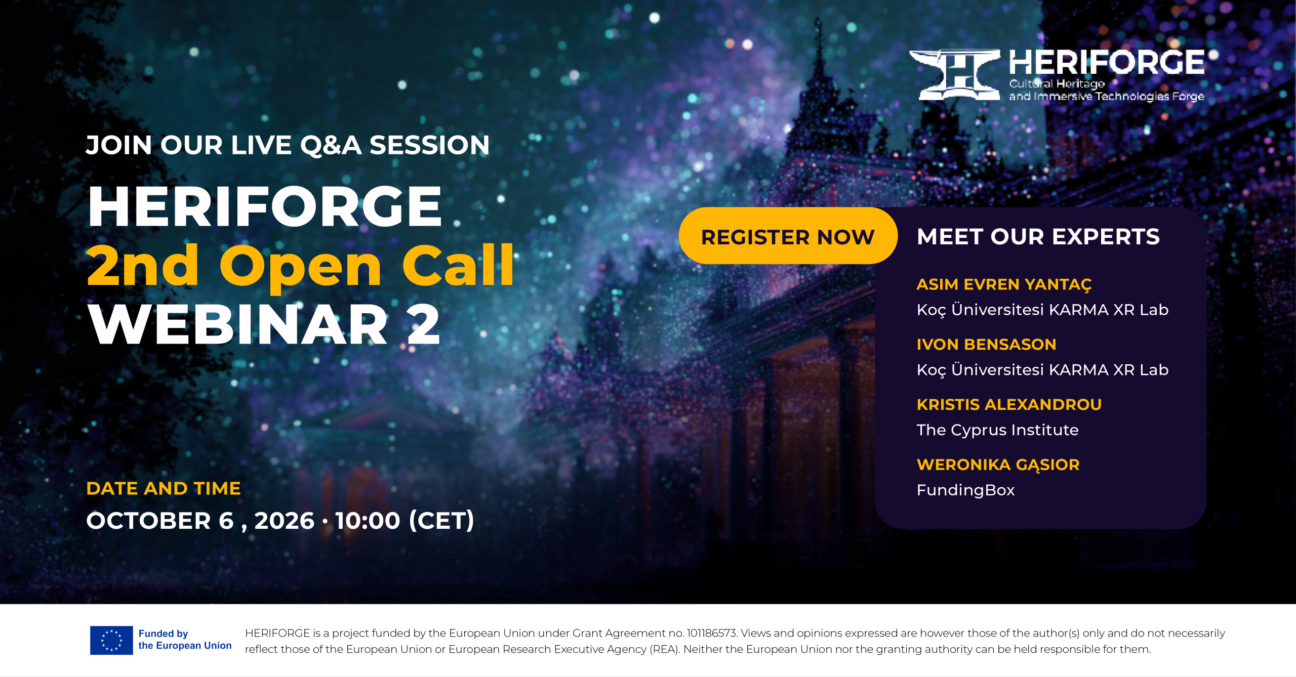 HERIFORGE 2nd Open Call
